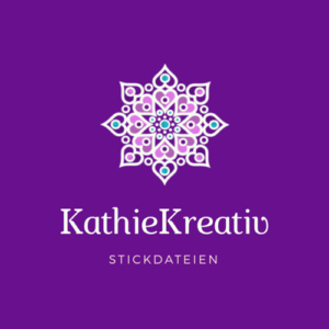 KathieKreativ Stickdateien Logo Lila