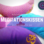 Meditationskissen mit Stickmuster von KathieKreativ nähen und sticken• Genähtes Unikat mit Yogastickmotiv